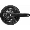 Kľučky 3 SHIMANO FC-MT101-L 170mm 40-30-22, čierne, s krytom, 9sp, štvorhran Kľučky 3 SHIMANO FC-MT101-L 170mm 40-30-22, čierne, s krytom, 9sp, štvorhran