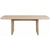 Actona Biely jedálenský stôl v dekore duba 105 x 220 cm Christo