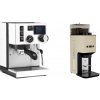 Rancilio Silvia BC PID, white + Lelit Steve PM20, gold Rancilio Silvia BC PID, white + Lelit Steve PM20, gold