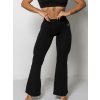 Dámske Flared Legíny FLAYED - Black Veľkosť: L Dámske Flared Legíny FLAYED - Black Veľkosť: L