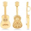 Lillian Vassago Zlatý prívesok gitara so zirkónmi LLV06-GP232 Lillian Vassago Zlatý prívesok gitara so zirkónmi LLV06-GP232
