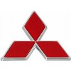 Znak Mitsubishi na masku chladiča ČERVENÝ Pajero III L200 Pajero Sport - MR492454 Znak Mitsubishi na masku chladiča ČERVENÝ Pajero III L200 Pajero Sport - MR492454