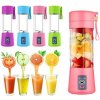 Blender Prenosný USB Smoothie mixér 380 ml Růžová Blender Prenosný USB Smoothie mixér 380 ml Růžová