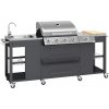 Záhradná kuchyňa s plynovým grilom VICENZA 2m x 0,6m Záhradná kuchyňa s plynovým grilom VICENZA 2m x 0,6m