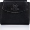 Paolo Peruzzi Dámska kožená peňaženka s RFID čierna T-12-BL Paolo Peruzzi Dámska kožená peňaženka s RFID čierna T-12-BL