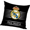 Vankúšik Real Madrid FC, čierny, 40x40 cm