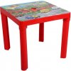 Detský záhradný nábytok - Plastový stôl červený Detský záhradný nábytok - Plastový stôl červený