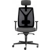 LD SEATING Kancelárska stolička LEAF 503-SY čiernosivá s opierkou hlavy, skladová LD SEATING Kancelárska stolička LEAF 503-SY čiernosivá s opierkou hlavy, skladová