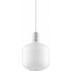 Závesná lampa Amp okrúhla biela Závesná lampa Amp okrúhla biela