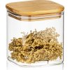 4Home Sklenená dóza na potraviny s viečkom Bamboo, 550 ml, 550 ml 4Home Sklenená dóza na potraviny s viečkom Bamboo, 550 ml, 550 ml