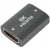 PremiumCord 8K Adaptér spojka HDMI A - HDMI A, Female/Female, kovová kphdma-36 PremiumCord 8K Adaptér spojka HDMI A - HDMI A, Female/Female, kovová kphdma-36