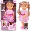 Chodiaca bábika NATALIA so smartfónom 41 cm Chodiaca bábika NATALIA so smartfónom 41 cm