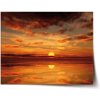 Sablio Plagát Oranžové slnko - 90x60 cm Sablio Plagát Oranžové slnko - 90x60 cm