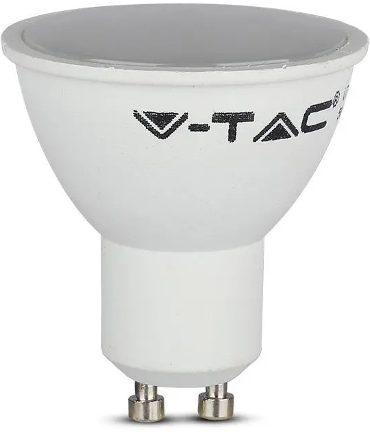 V-TAC LED žiarovka GU10 4,5W, 400lm, 100° Denná biela 4000K