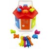 Teddies vkládačka domeček plast s klíči se zvířátky v sáčku 19x20x19 cm Teddies vkládačka domeček plast s klíči se zvířátky v sáčku 19x20x19 cm