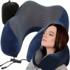 Cestovný vankúš na krk z pamäťovej peny (Ergonomická opora krku a hlavy pre pohodlné cestovanie lietadlom, autom aj vlakom) Cestovný vankúš na krk z pamäťovej peny (Ergonomická opora krku a hlavy pre pohodlné cestovanie lietadlom, autom aj vlakom)