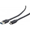 Gembird CCP-USB3-AMCM-1M USB 3.0 AM na Type-C (AM/CM), 1m, černý Gembird CCP-USB3-AMCM-1M USB 3.0 AM na Type-C (AM/CM), 1m, černý