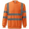 Malfini Rimeck 4V698 HV Essential Unisex mikina reflexná oranžová