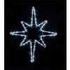Vianočné LED dekorácie, betlehemská hviezda, studená biela so zábleskami, 71x60cm Vianočné LED dekorácie, betlehemská hviezda, studená biela so zábleskami, 71x60cm