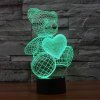 Beling 3D lampa, Macík Ted, 7 farebná S55 Beling 3D lampa, Macík Ted, 7 farebná S55