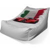 Sablio Sedací vak Lounge Ferrari Talianska vlajka - 80 x 95 x 50 cm Sablio Sedací vak Lounge Ferrari Talianska vlajka - 80 x 95 x 50 cm