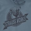 Engelbert strauss SK mikina s kapucňou e.s.iconic works modrá
