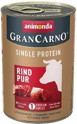 Animonda GranCarno Single Protein, čisté hovädzie mäso pre psy 400 g