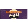 Halloweenský ukazovateľ netopier - cedulka Halloweenský ukazovateľ netopier - cedulka
