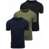 Pánske tričko sada bavlna čierne, khaki, tmavomodré OM-TSBS-0268 V3 r XL Pánske tričko sada bavlna čierne, khaki, tmavomodré OM-TSBS-0268 V3 r XL