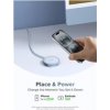UGREEN magnetická bezdrátová nabíječka MagFlow Qi2.2 25W, MagSafe, stříbrná UGREEN magnetická bezdrátová nabíječka MagFlow Qi2.2 25W, MagSafe, stříbrná