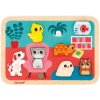 Janod Drevené vkladacie puzzle pre najmenších Domáci miláčikovia Chunky Janod Drevené vkladacie puzzle pre najmenších Domáci miláčikovia Chunky