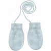 BE SNAZZY Pletené rukavičky so šnúrkou 9 - 12 mesiacov Sv. modré BE SNAZZY Pletené rukavičky so šnúrkou 9 - 12 mesiacov Sv. modré