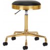 Activeshop kozmetická stolička H7 zlatá čierna