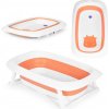 ECOTOYS Skladacia detská vanička s výpusťou 81 cm Oranžová