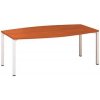 konferenčná stôl Alfa 420 s bielym podnožím, 200 x 110 x 74,2 cm, dezén čerešňa konferenčná stôl Alfa 420 s bielym podnožím, 200 x 110 x 74,2 cm, dezén čerešňa