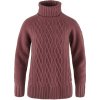 Fjällräven Övik Cable Knit Roller Neck W, Mesa Purple Fjällräven Övik Cable Knit Roller Neck W, Mesa Purple