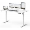 Výškovo nastaviteľný písací stôl Nojo Light 140 cm x 60 cm biely Výškovo nastaviteľný písací stôl Nojo Light 140 cm x 60 cm biely