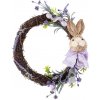 Prútený jarný venček so zajačikom 32 cm Prútený jarný venček so zajačikom 32 cm