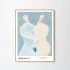 The Poster Club Plagát Blue Lady by Stine Belden Røed 50x70cm