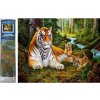 Norimpex diamantové maľovanie Tigrice s mláďatami 30 x 40 cm