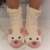 Detské ružové plyšové ponožky Mouse Cozy 24-35 Detské ružové plyšové ponožky Mouse Cozy 24-35