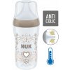Perfect Match fľaša s kontrolou teploty 260 ml Nuk Hnedá Perfect Match fľaša s kontrolou teploty 260 ml Nuk Hnedá