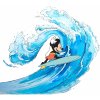 Komar Vliesová fototapeta Mickey Surfing 300 x 280 cm Komar Vliesová fototapeta Mickey Surfing 300 x 280 cm