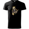 Punk rock gitarista - Klasické pánske tričko vyššej gramáže - 3XL ( Čierna ) Punk rock gitarista - Klasické pánske tričko vyššej gramáže - 3XL ( Čierna )