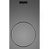 Altavola Design Ledowe Okręgi závesné svietidlo 1x38 W čierna LA073/X_100_in_4k_black_dimm Altavola Design Ledowe Okręgi závesné svietidlo 1x38 W čierna LA073/X_100_in_4k_black_dimm