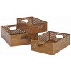 MADAM STOLTZ Železný úložný box Pumpkin Spice Low S MADAM STOLTZ Železný úložný box Pumpkin Spice Low S