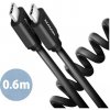 AXAGON BUCM-CM10TB, TWISTER kabel USB-C - USB-C, 0.6m, USB 2.0, 3A, ALU, tpe, černý AXAGON BUCM-CM10TB, TWISTER kabel USB-C - USB-C, 0.6m, USB 2.0, 3A, ALU, tpe, černý