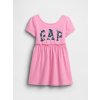 GAP Baby šaty s logom Ružová 12-18M GAP Baby šaty s logom Ružová 12-18M