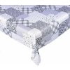 Obrus s nešpinivou úpravou, Patchwork, šedý 140 x 180 cm Obrus s nešpinivou úpravou, Patchwork, šedý 140 x 180 cm