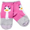 Baby Nellys Bavlnené ponožky Pštros - tmavo růžové, 92/98 (18-36m) Baby Nellys Bavlnené ponožky Pštros - tmavo růžové, 92/98 (18-36m)